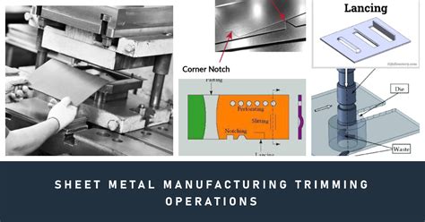 sheet metal trimming process|notching operation in sheet metal.